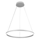 LED design mennyezeti lámpa 42W, 2800lm, 3000-6500K, IP20, fehér fém-akril - J4308/W