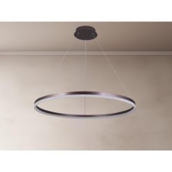   LED design mennyezeti lámpa 55W, 3700lm, 3000-6500K, IP20, barna fém-akril - J4309/BR