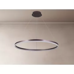   LED design mennyezeti lámpa 55W, 3700lm, 3000-6500K, IP20, barna fém-akril - J4309/BR