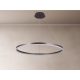 LED design mennyezeti lámpa 55W, 3700lm, 3000-6500K, IP20, barna fém-akril - J4309/BR