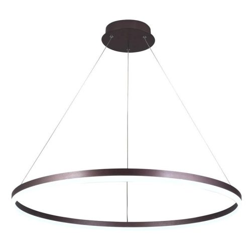 LED design mennyezeti lámpa 55W, 3700lm, 3000-6500K, IP20, barna fém-akril - J4309/BR
