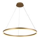 LED design mennyezeti lámpa 55W, 3700lm, 3000-6500K, IP20, arany fém-akril - J4309/G