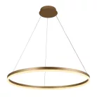 LED design mennyezeti lámpa 55W, 3700lm, 3000-6500K, IP20, arany fém-akril - J4309/G