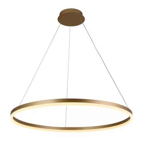 LED design mennyezeti lámpa 55W, 3700lm, 3000-6500K, IP20, arany fém-akril - J4309/G