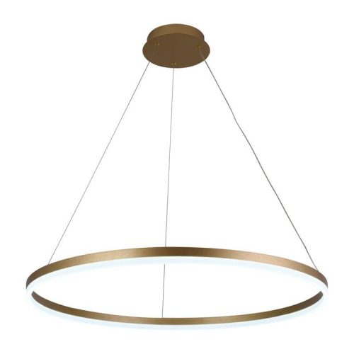 LED design mennyezeti lámpa 55W, 3700lm, 3000-6500K, IP20, arany fém-akril - J4309/G