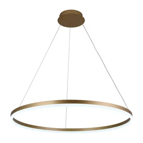 LED design mennyezeti lámpa 55W, 3700lm, 3000-6500K, IP20, arany fém-akril - J4309/G