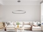 LED design mennyezeti lámpa 55W, 3700lm, 3000-6500K, IP20, fém-akril - J4309/S