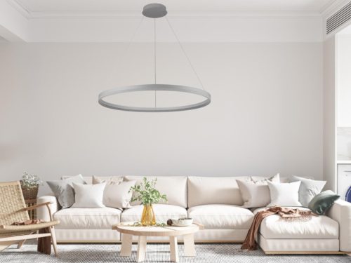 LED design mennyezeti lámpa 55W, 3700lm, 3000-6500K, IP20, fém-akril - J4309/S