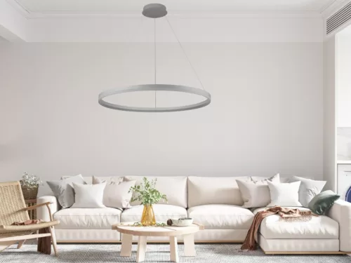 LED design mennyezeti lámpa 55W, 3700lm, 3000-6500K, IP20, fém-akril - J4309/S