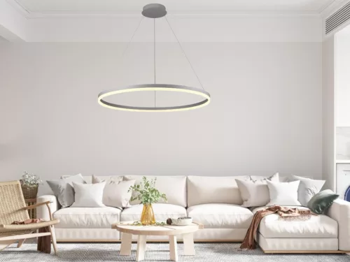 LED design mennyezeti lámpa 55W, 3700lm, 3000-6500K, IP20, fém-akril - J4309/S