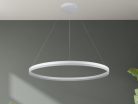 LED design mennyezeti lámpa 55W, 3700lm, 3000-6500K, IP20, fehér fém-akril - J4309/W