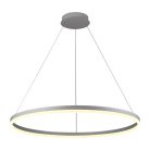 LED design mennyezeti lámpa 55W, 3700lm, 3000-6500K, IP20, fehér fém-akril - J4309/W