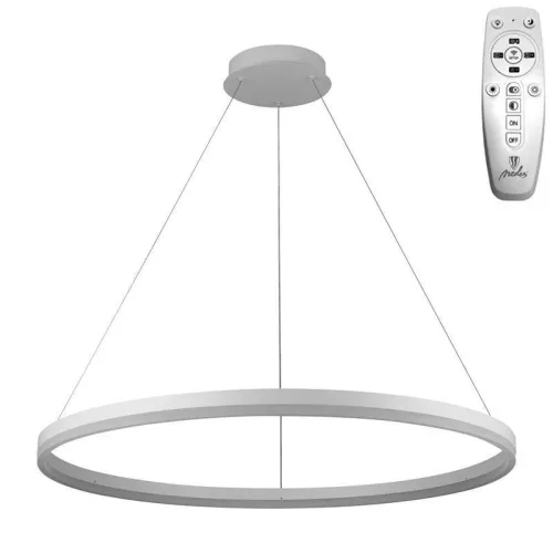 LED design mennyezeti lámpa 55W, 3700lm, 3000-6500K, IP20, fehér fém-akril - J4309/W