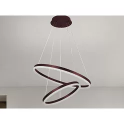   LED design mennyezeti lámpa 70W, 4600 lm, 3000K-6500K, IP20, fém-akril - J4310/BR