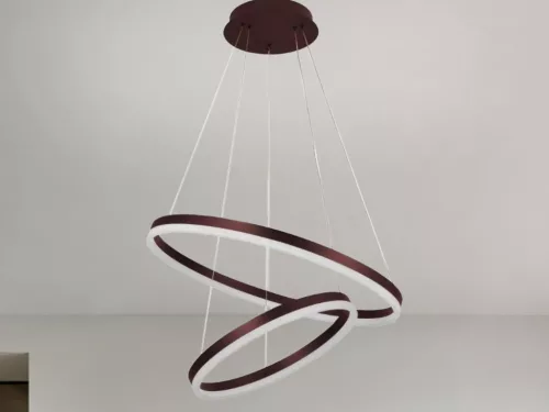 LED design mennyezeti lámpa 70W, 4600 lm, 3000K-6500K, IP20, fém-akril - J4310/BR