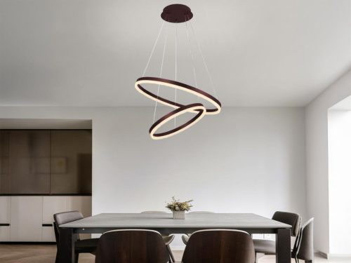 LED design mennyezeti lámpa 70W, 4600 lm, 3000K-6500K, IP20, fém-akril - J4310/BR