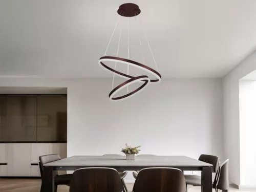 LED design mennyezeti lámpa 70W, 4600 lm, 3000K-6500K, IP20, fém-akril - J4310/BR