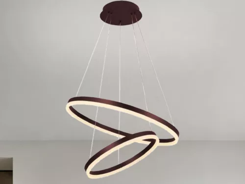 LED design mennyezeti lámpa 70W, 4600 lm, 3000K-6500K, IP20, fém-akril - J4310/BR