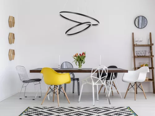 LED design mennyezeti lámpa 70W, 4600lm, 3000-6500K, IP20, fém-akril - J4310/B