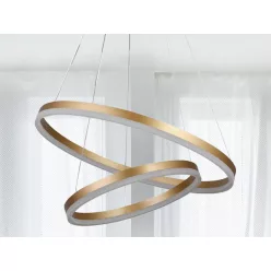   LED design mennyezeti lámpa 70W, 4600 lm, 3000K-6500K, arany, IP20 - J4310/G