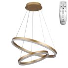 LED design mennyezeti lámpa 70W, 4600 lm, 3000K-6500K, arany, IP20 - J4310/G