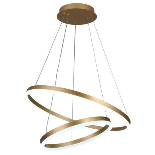 LED design mennyezeti lámpa 70W, 4600 lm, 3000K-6500K, arany, IP20 - J4310/G