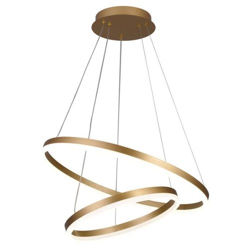LED design mennyezeti lámpa 70W, 4600 lm, 3000K-6500K, arany, IP20 - J4310/G