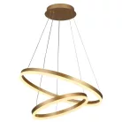 LED design mennyezeti lámpa 70W, 4600 lm, 3000K-6500K, arany, IP20 - J4310/G