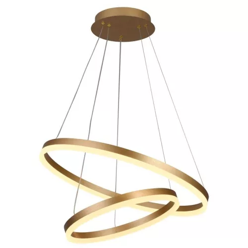 LED design mennyezeti lámpa 70W, 4600 lm, 3000K-6500K, arany, IP20 - J4310/G