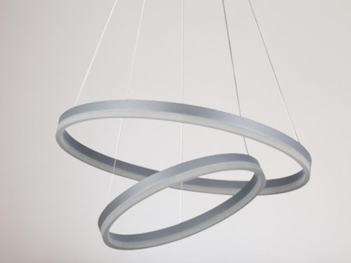 LED design mennyezeti lámpa 70W, 4600 lm, 3000K-6500K, ezüst, IP20 - J4310/S