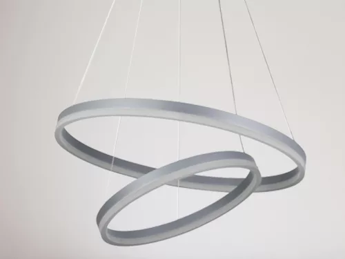 LED design mennyezeti lámpa 70W, 4600 lm, 3000K-6500K, ezüst, IP20 - J4310/S