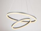 LED design mennyezeti lámpa 70W, 4600 lm, 3000K-6500K, ezüst, IP20 - J4310/S