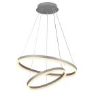 LED design mennyezeti lámpa 70W, 4600 lm, 3000K-6500K, ezüst, IP20 - J4310/S