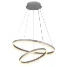 LED design mennyezeti lámpa 70W, 4600 lm, 3000K-6500K, ezüst, IP20 - J4310/S