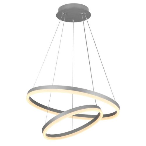 LED design mennyezeti lámpa 70W, 4600 lm, 3000K-6500K, ezüst, IP20 - J4310/S