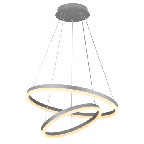 LED design mennyezeti lámpa 70W, 4600 lm, 3000K-6500K, ezüst, IP20 - J4310/S