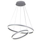 LED design mennyezeti lámpa 70W, 4600 lm, 3000K-6500K, ezüst, IP20 - J4310/S
