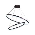 LED mennyezeti lámpa 100W, 6500 lm, 3000–6500K, IP20, barna fém-akril - J4311/BR