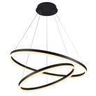 LED design mennyezeti lámpa 100W, 6500 lm, 3000K-6500K, fekete, IP20 - J4311/B
