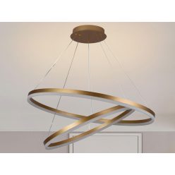   LED design mennyezeti lámpa 100W, 6500 lm, 3000K-6500K, arany, IP20 - J4311/G