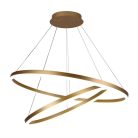 LED design mennyezeti lámpa 100W, 6500 lm, 3000K-6500K, arany, IP20 - J4311/G