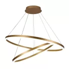 LED design mennyezeti lámpa 100W, 6500 lm, 3000K-6500K, arany, IP20 - J4311/G