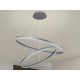 LED design mennyezeti lámpa 100W, 6500 lm, 3000K-6500K, ezüst, IP20 - J4311/S