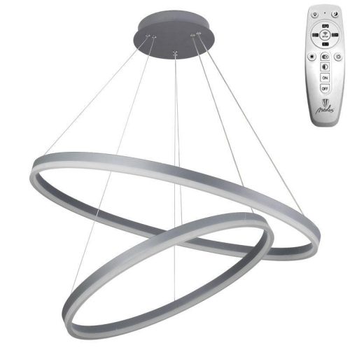 LED design mennyezeti lámpa 100W, 6500 lm, 3000K-6500K, ezüst, IP20 - J4311/S