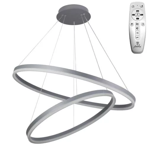 LED design mennyezeti lámpa 100W, 6500 lm, 3000K-6500K, ezüst, IP20 - J4311/S