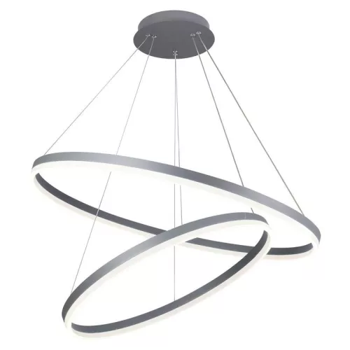 LED design mennyezeti lámpa 100W, 6500 lm, 3000K-6500K, ezüst, IP20 - J4311/S