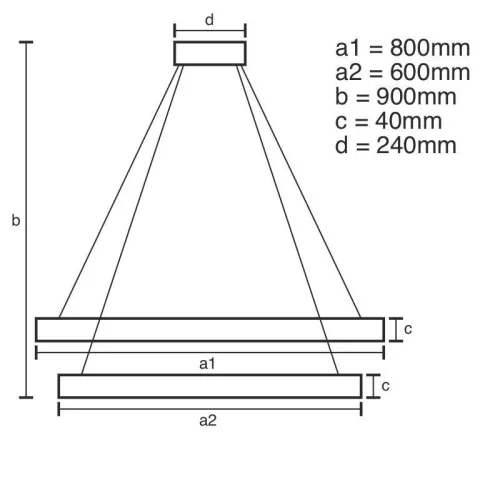 LED design mennyezeti lámpa 100W, 6500 lm, 3000K-6500K, ezüst, IP20 - J4311/S