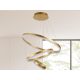 LED design mennyezeti lámpa 85W, 5500 lm, 3000K-6500K, arany, IP20 - J4312/G