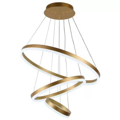 LED design mennyezeti lámpa 85W, 5500 lm, 3000K-6500K, arany, IP20 - J4312/G