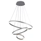 LED design mennyezeti lámpa 85W, 5500 lm, 3000K-6500K, ezüst, IP20 - J4312/S